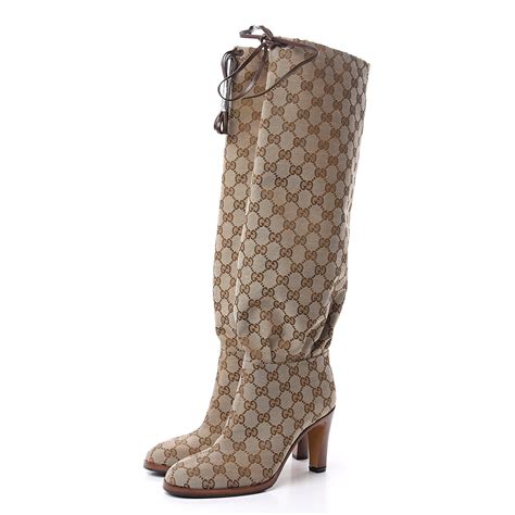 gucci borsa monogram|Gucci monogram boots price.